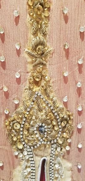 3 piece embroide double shirt suit - Picture 4 of 6